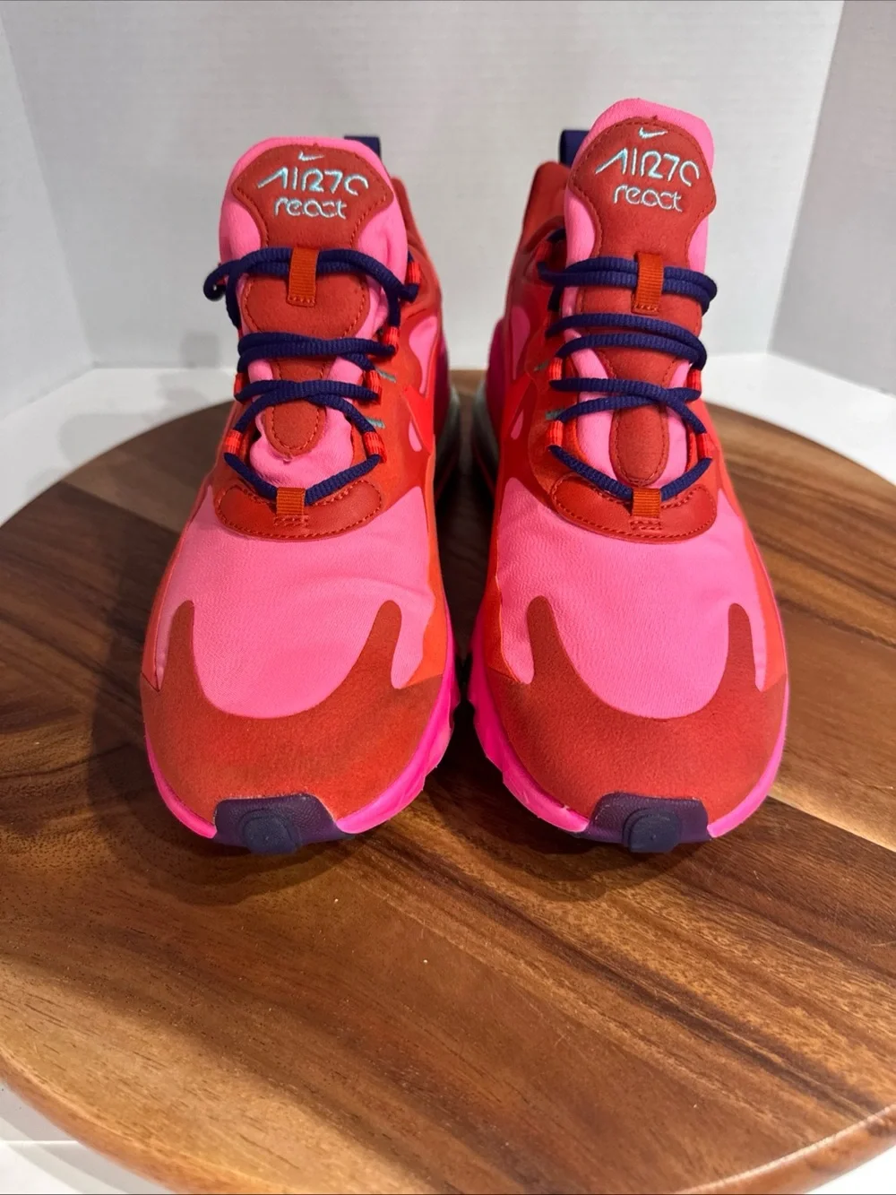 Nike Air Max 270 React Women's Size 12 - Men’s 10.5 Mystic Red Pink Blast EDM